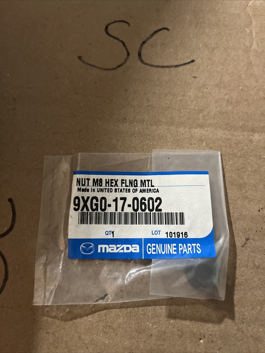 Genuine Mazda Nut M8 Hex Flng Mtl 9XG0-17-0602 | eBay