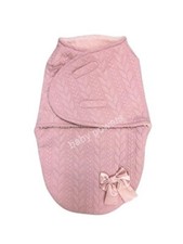 Baby Swaddle Wrap Blanket Soft Newborn Infant Bedding in Dusty Pink