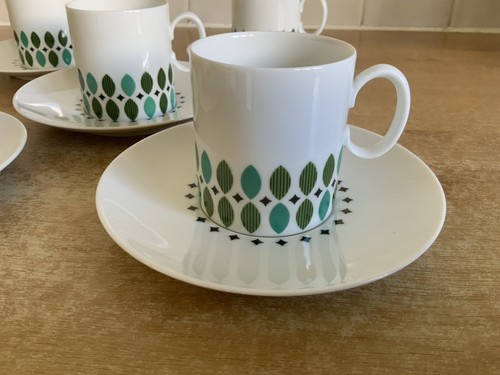 Thomas Medaillon Emerald - 5 x Espressotassen & Untertassen - Bild 2 von 9