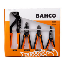 Bahco 9897 Ergo Pliers Set - 4pc - Bacho Plier Kit - (Barco) - Pliers Set