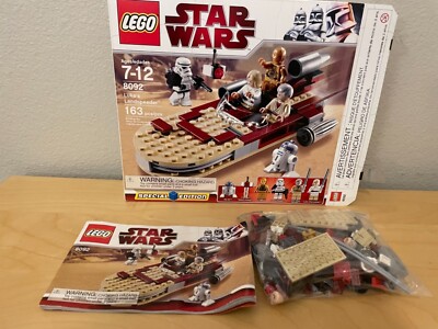 Lego Star Wars 8092 Luke’s Landspeeder, Instructions, Box - Main Image