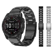 Luxury Titanium Watch Band Strap For Garmin Fenix 7 7X 6 6X 5 5X Pro Plus 6S 5S