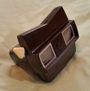 Vintage-1950-039-s-Sawyer-039-s-View-Master-Bakelite-Brown-Tested-Works-Great