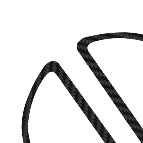 Cubierta de marco de manija de puerta delantera de fibra de carbono 2 piezas para Acura ILX 2016-2022 - Imagen 9 de 20