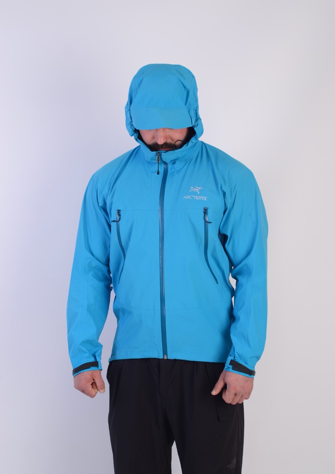 Arc'teryx Giacca Uomo Blu Nylon Beta AR Impermeabile Full Zip GoreTex Taglia M