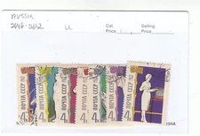 Russia - Scott # 2646 - 2652 - Used
