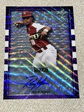 Rece Hinds 2018 Leaf Perfect Game All American Classic Autograph #2/8 REDS RC