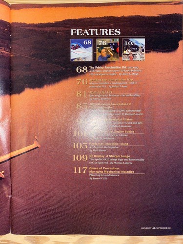 AOPA PILOT Magazine: Flying September 2001 Fascination D4 German Number - Picture 3 of 4