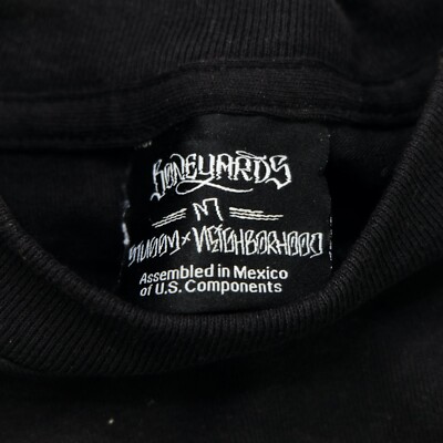 Rare VTG STUSSY x NEIGHBORHOOD Boneyards No Quarter T Shirt Rare VTG STUSSY x NEIGHBORHOOD Boneyards No Quarter T Shirt