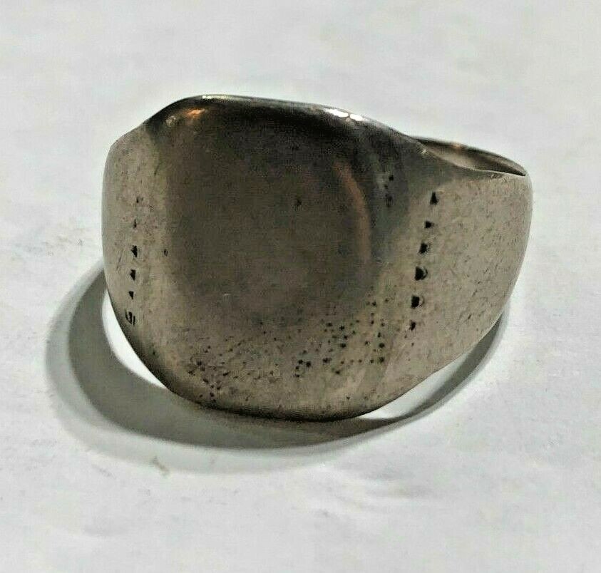 Plain Rectangle Shaped Ring Sterling Silver .925 … - image 6