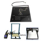 Lit chauffant aluminium 12V Hotbed 330x330x3mm pour CR-10 CR-10S imprimante A10