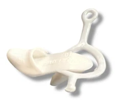 Vintage SUPERSTAR BARBIE WHITE Ankle STRAP HEEL Replacement Hong Kong NOS