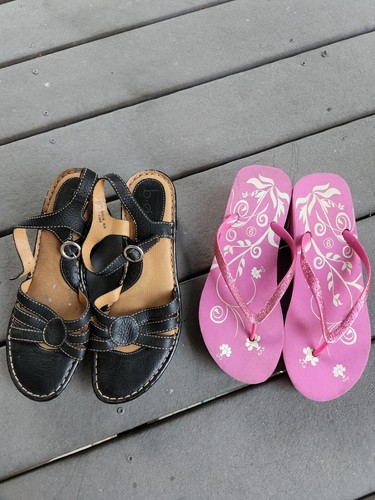 2 Pairs Of Womens Sandals Size 9 | eBay