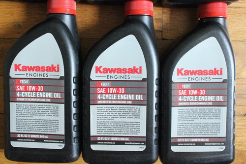 6 pezzi Quart olio motore originale OEM KAWASAKI 4 cicli K-TECH SAE 10W-30 99969-6081 - Foto 3 di 14