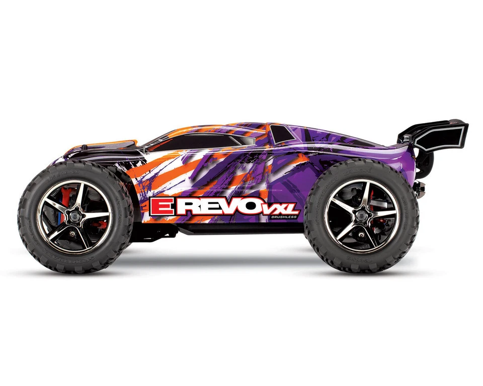Traxxas E-Revo 1:16 purble violett VXL RTR Brushless mit Akku und USB-C ... - Bild 4 von 4