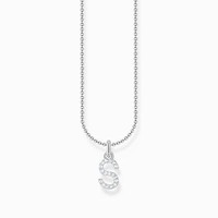 Thomas Sabo Damen Halskette Silber Buchstabe S KE2258-051-14-L45V