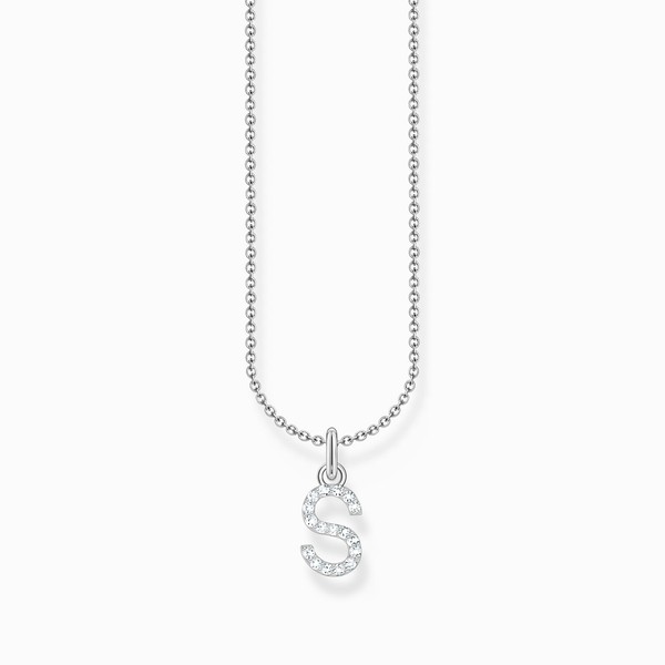 Thomas Sabo Damen Halskette Silber Buchstabe S KE2258-051-14-L45V-image