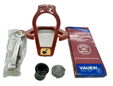 Vauen 10 x 9mm Charcoal Filters Dr. Perl Junior 10 x 8 x 5 cm Red Pipe Clean Kit