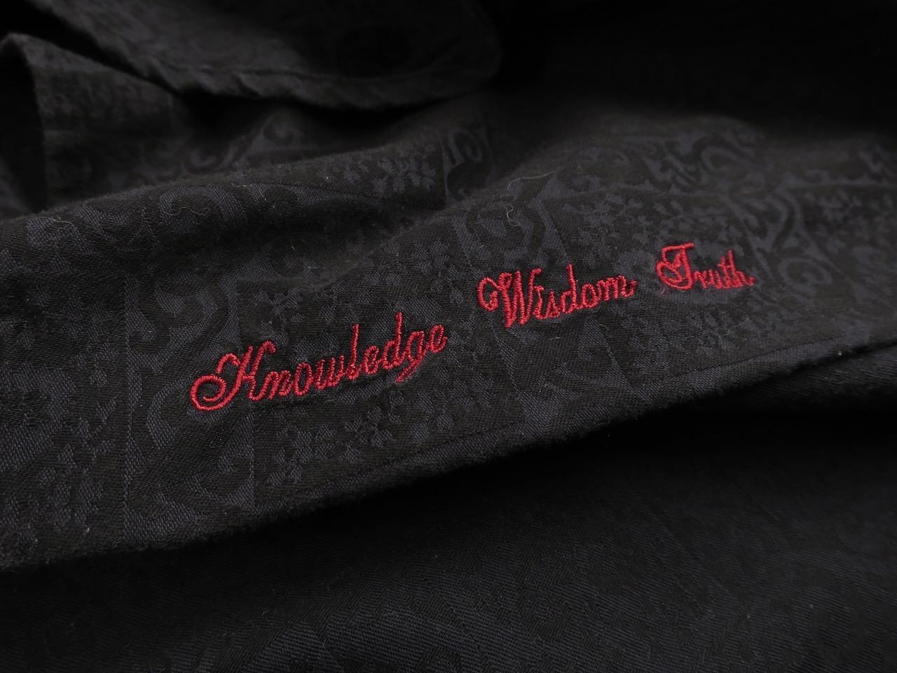 ROBERT GRAHAM Solid Black Paisley Pattern Contras… - image 9