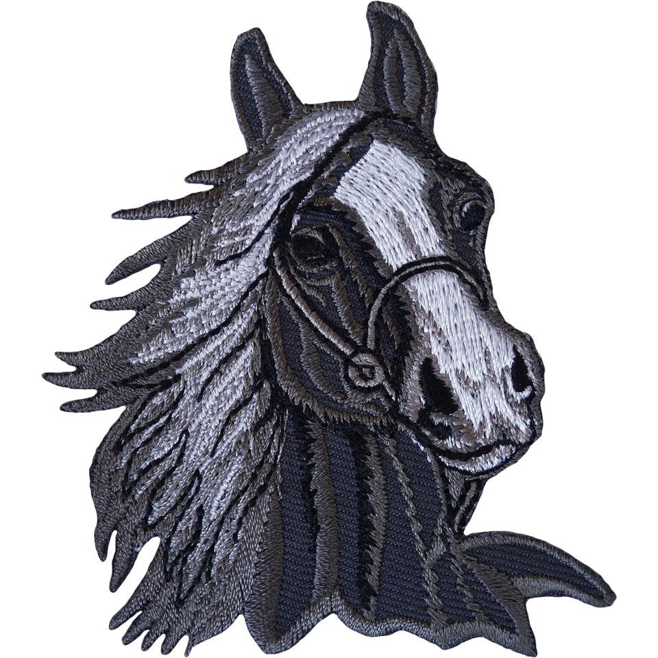 Horse Patch Embroidered Badge Iron Sew On Pony Riding Equestrian Shirt Applique