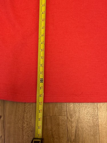 Orvis Womens Size Large Pink/Salmon Long Sleeve 1/4 Zip Sweatshirt Floral Cuffs - Picture 5 of 5