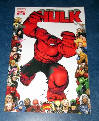 HULK #13 1:10 frame variant 1st print MARVEL COMIC 2009 RED HULK JEPH LOEB