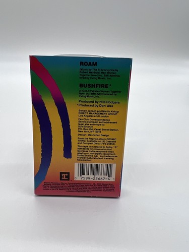 The B-52’s Roam Cassette Single With Bushfire On Side 2 1989 - Picture 2 of 5