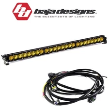 Baja Designs 30" S8 Amber Driving/Combo Light Bar W/ Toggle Harness & Backlight