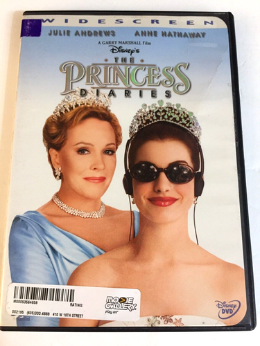 The Princess Diaries Disney Widescreen DVD Ships Free Same Day With Tracking