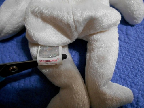TY Beanie Baby Mugungwha Bear 2001 - Picture 6 of 8