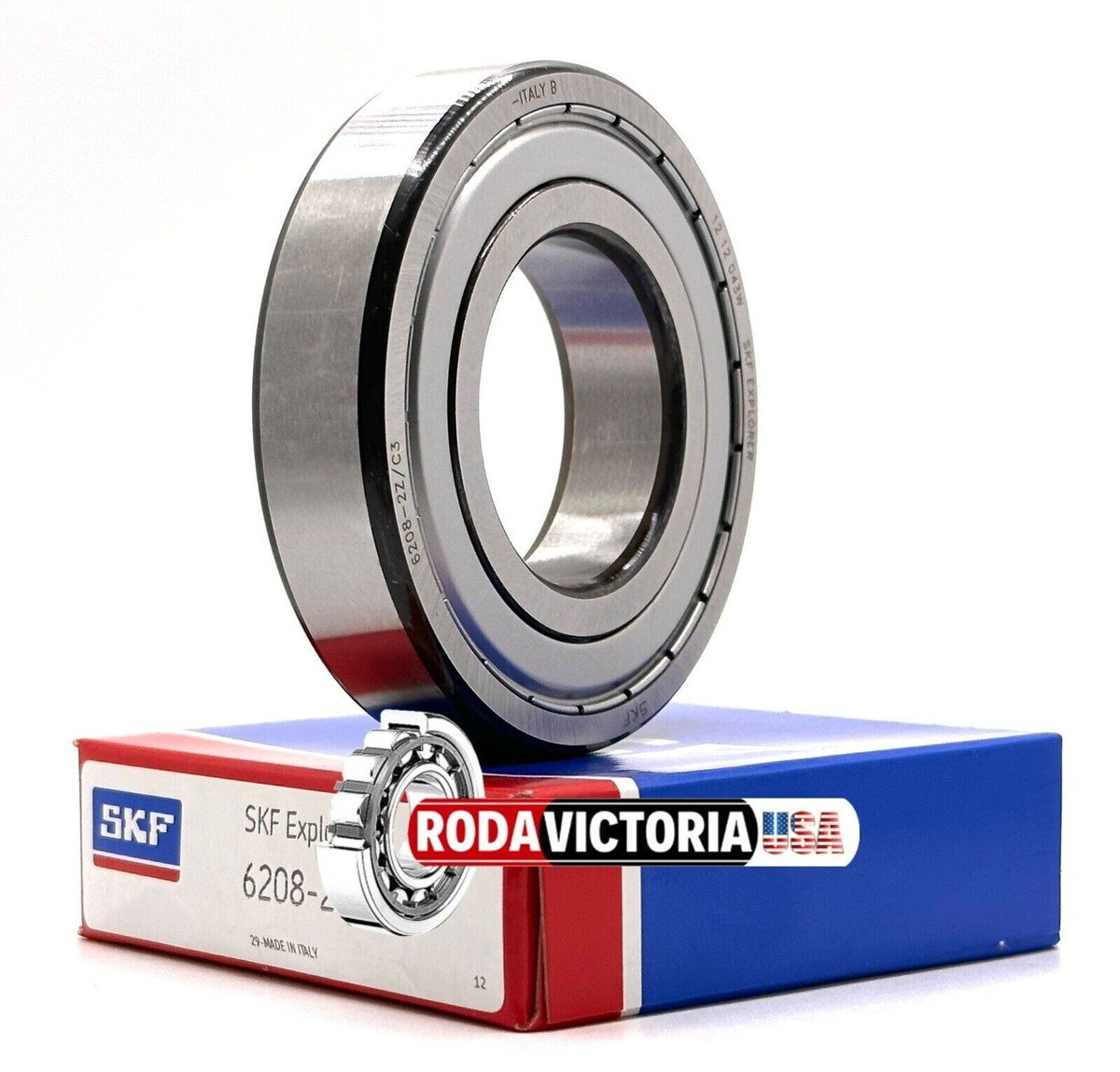 Uxcell 6203ZZ Deep Groove Ball Bearing – 17x40x12mm Double Shielded, Chrome Steel, 1-Pack