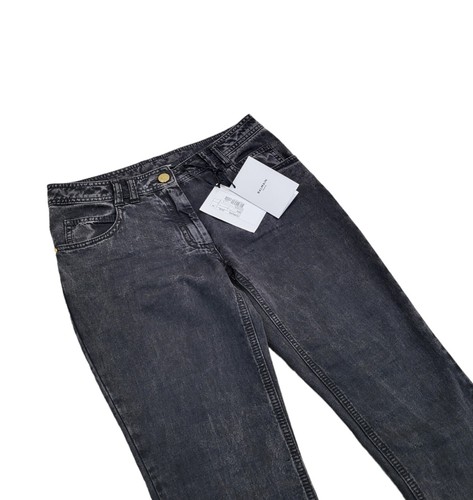 Balmain Flared Mid-rise Black Jeans Size 34 NWT - Picture 8 of 14