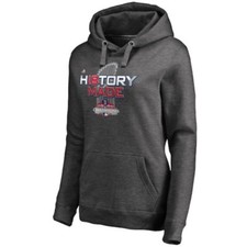 Boston RED SOX Women's H18STORY 2018 WORLD SERIES CHAMPIONS Gray HOODIE -  S