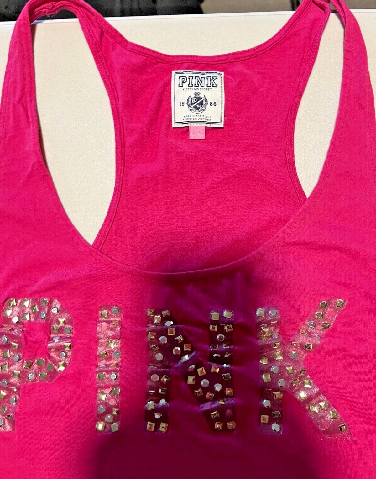 victoria-secret-vs racerback gym set of 3 guc tank-top