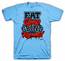 Camisa A Juego Jordan 1 Fearless UNC Chicago Retro 1 Zapatos - Camisa Repetir