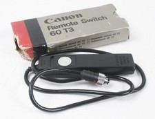 CANON REMOTE SWITCH 60 T3, IN CHEWED UP RED AND GOLD BOX/168125