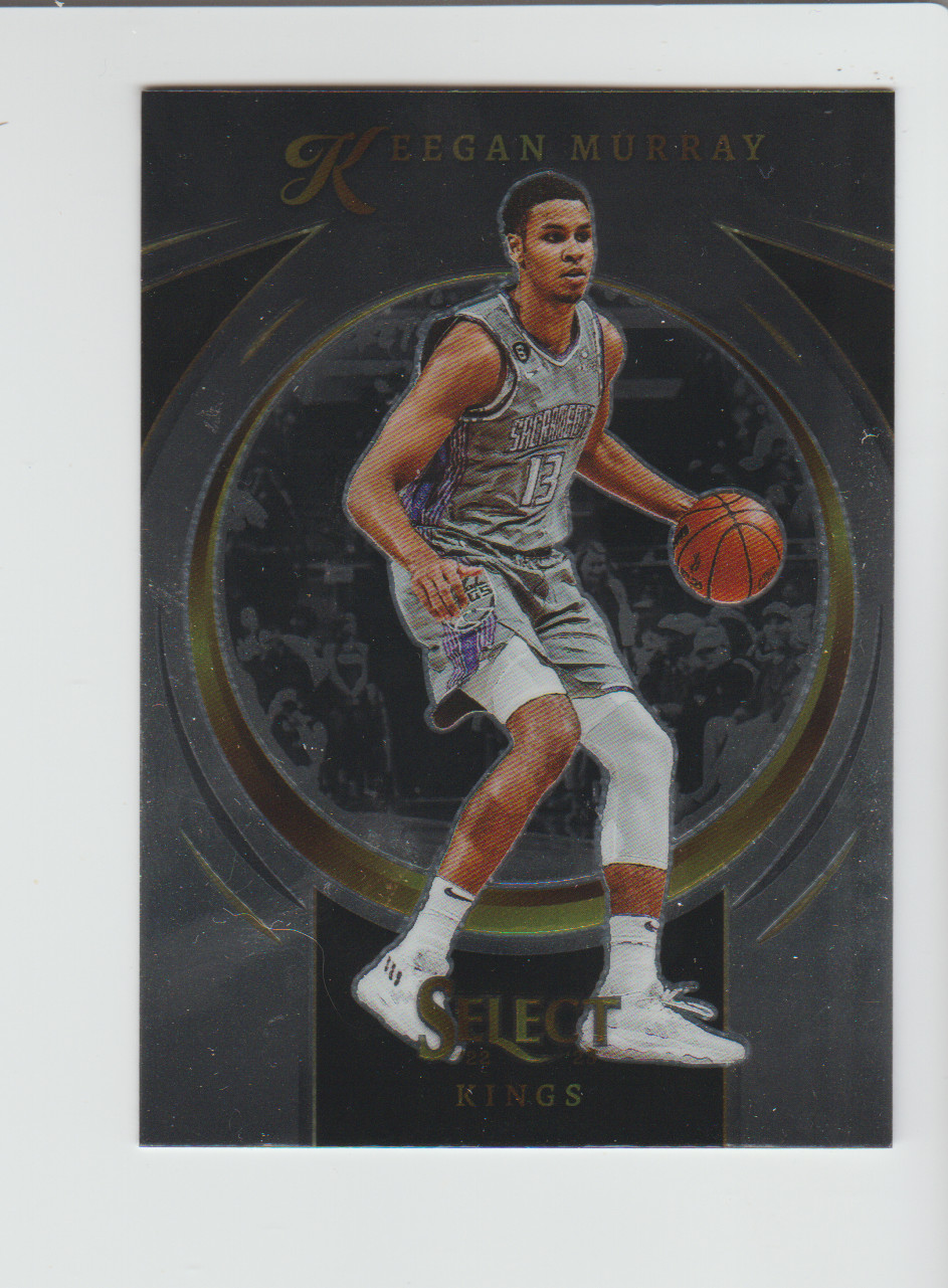 2022-23 Panini Select Certified #15 Keegan Murray Rookie Card, Sacramento Kings