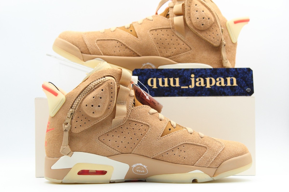 Size 12 - Jordan 6 Retro x Travis Scott Mid British Khaki for sale