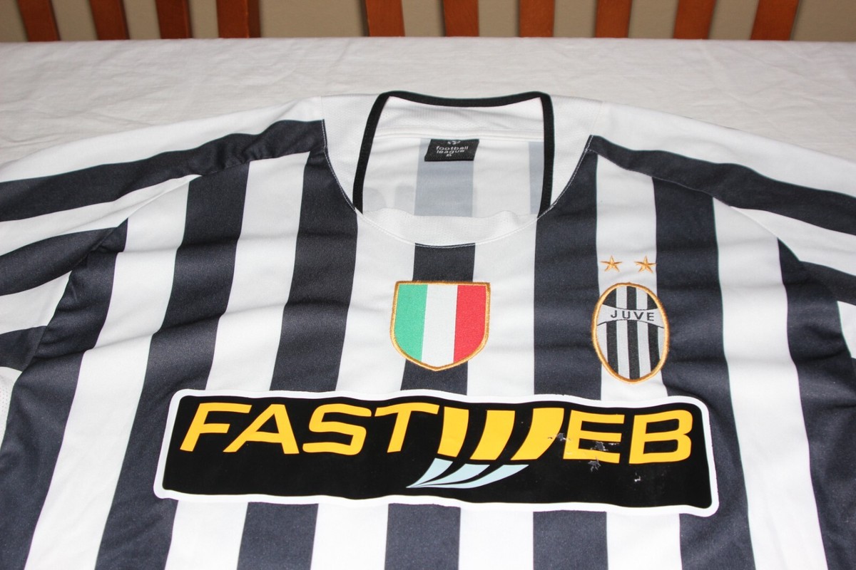 Vintage Juventus Turin T-Shirt Size XL Fastweb Jersey 10 Del