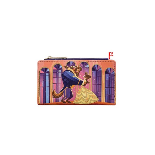 Loungefly Disney Beauty and the Beast Belle Ballroom Dance Flap Wallet LE - Imagen 2 de 4