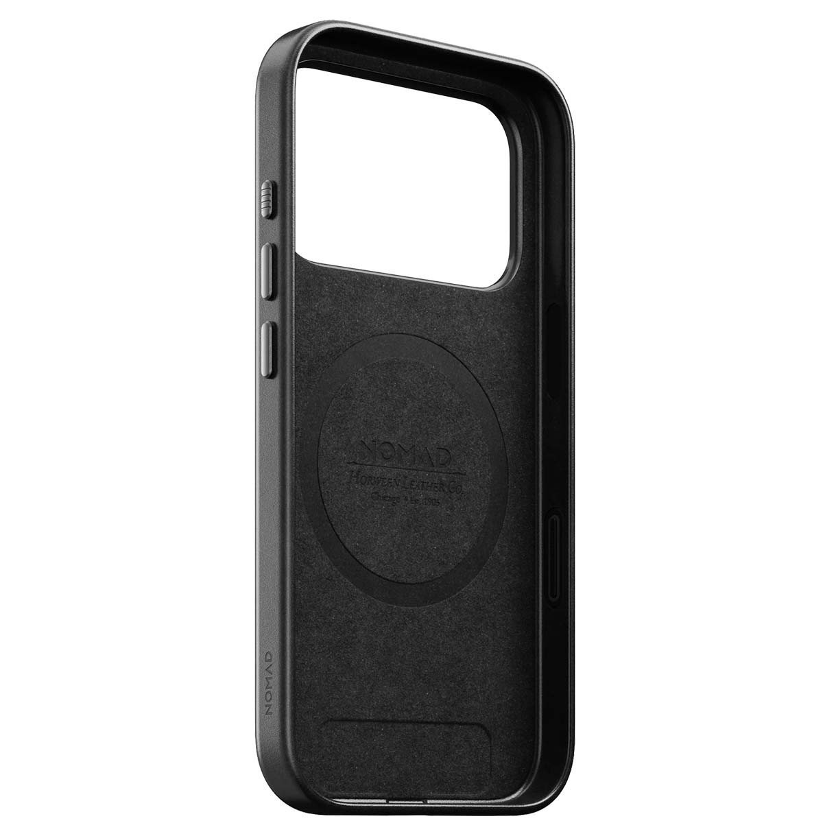 Coque iPhone 17 Pro Nomad en cuir véritable Horween marron premium - 4