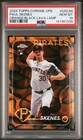 Paul Skenes 2024 Topps Chrome Update #USC88 Orange Black Lava Lamp RC /15 PSA 10