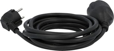 Schuko Verlängerungskabel 3m H05VV-F 3G1.5mm² schwarz UNITEC IP20