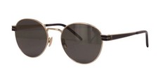 Image of YVES Saint Laurent SLM62 003 Sunglasses (Gold/Grey) Oval UNISEX