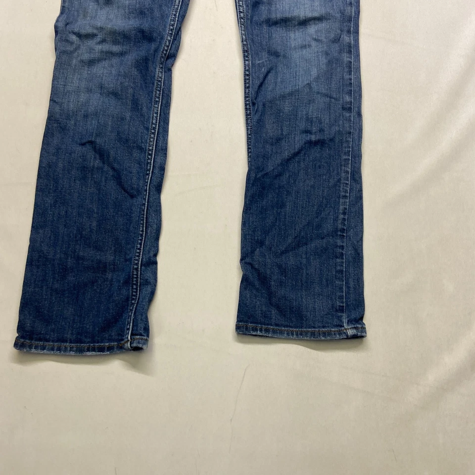 Vans Off The Wall Jeans Mens 30x30 Blue Denim 5-Pockets Mid-Rise Straight Leg - Image 2 of 4