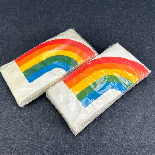 Contempo RAINBOW Facial Tissue Vintage 1990s 3Ply 2 Packages of 16 USA Made USA