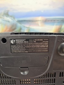 Nintendo 64 N64 System Console Only NUS-001(USA) Tested Working w/ Jumper Pak!