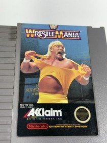 WWF WrestleMania -- NES Nintendo Original Authentic Fun Game Hulk Hogan