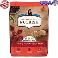 Real Beef Pea Brown Rice Dog Food Digestible Source Energy High Protein 14 Lb 1.73 per pound