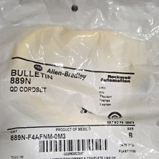 Allen-Bradley 889N QD Cordset Series B 4-Pin Mini Straight 3m 889N-F4AFNM-0M3
